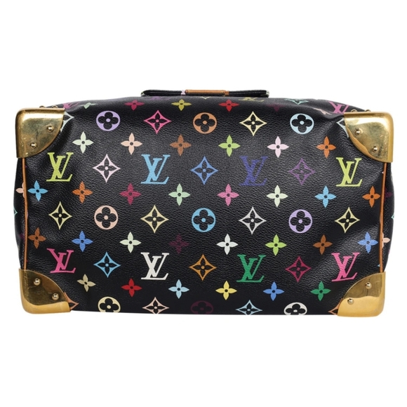 Black Louis Vuitton Monogram Multicolore Speedy 30 Boston Bag - Picture 8 of 8